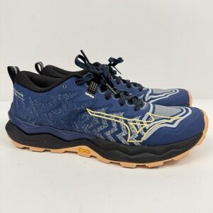 Mizuno Wave Daichi 8 Trail Running Shoes Womens 8.5 US Blue Run Hike Vibram